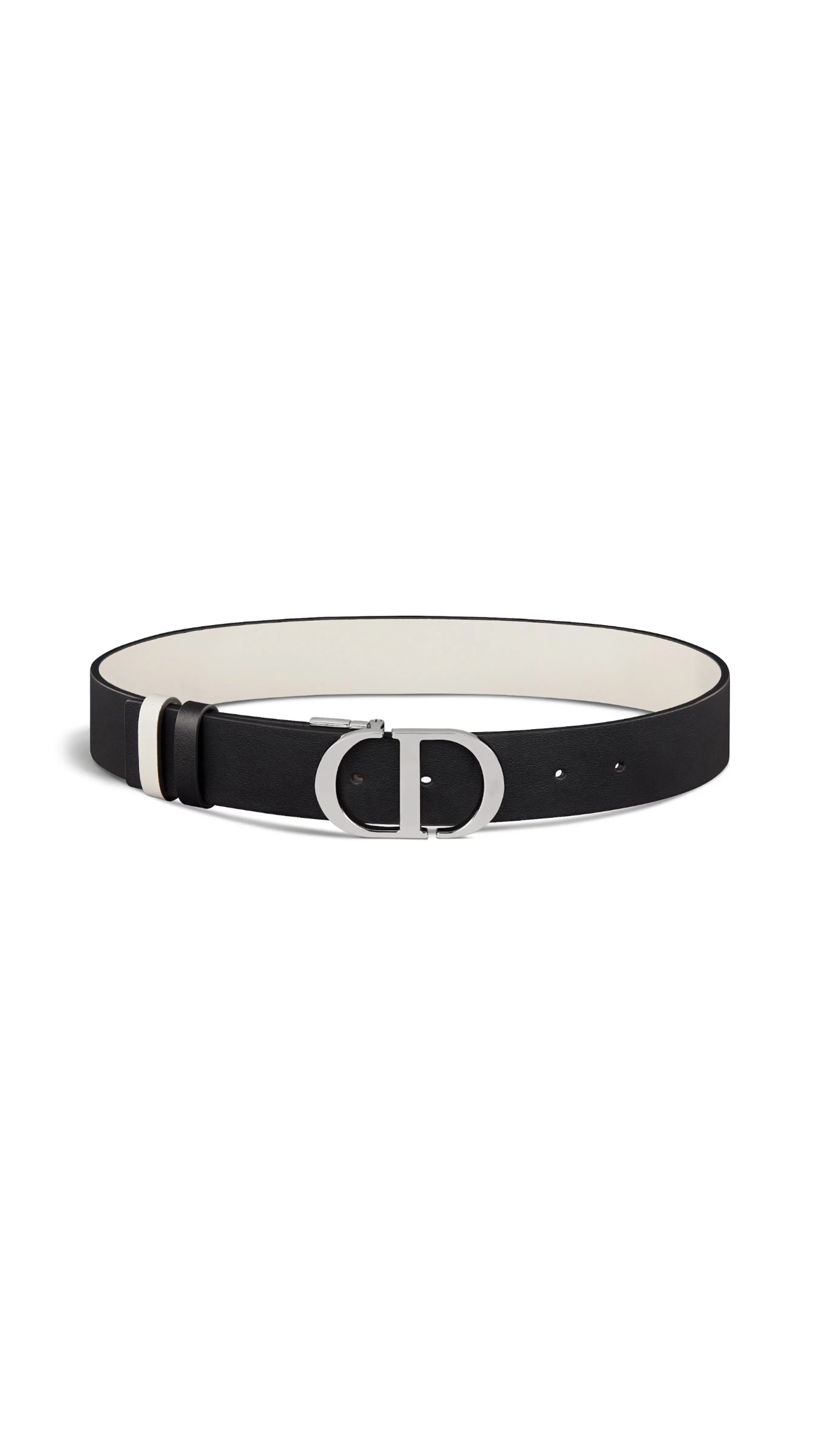 30 Montaigne Reversible Belt - Black/White