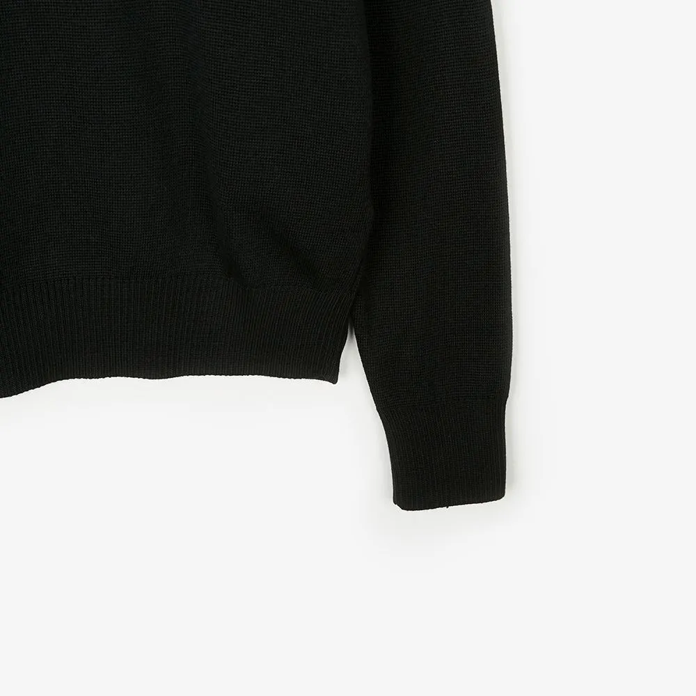 AMI PARIS  |Crew Neck Unisex Wool Street Style Long Sleeves Plain Logo