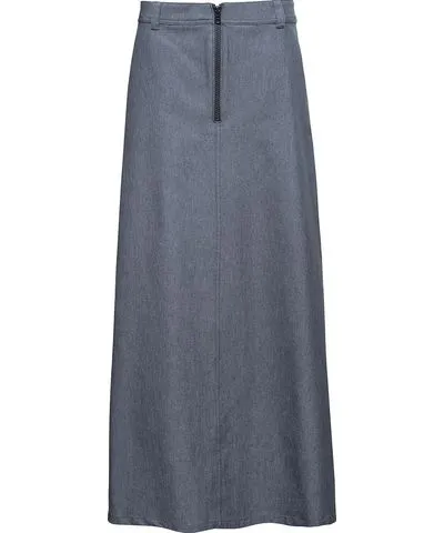 Audrey Vallens Women's Grey Miss Av Maxi Skirt