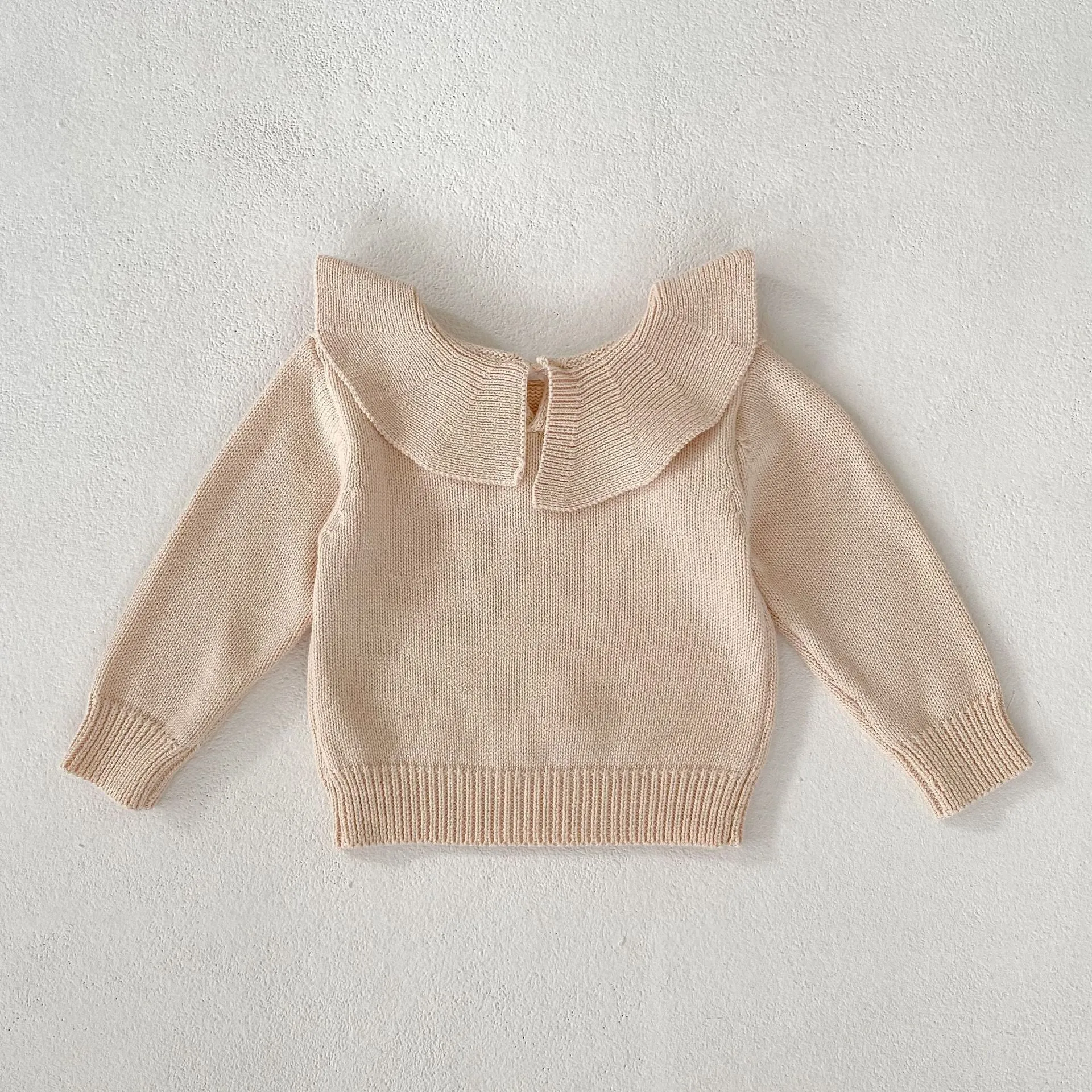 Baby Kid Girls Solid Color Sweaters Wholesale 230828128