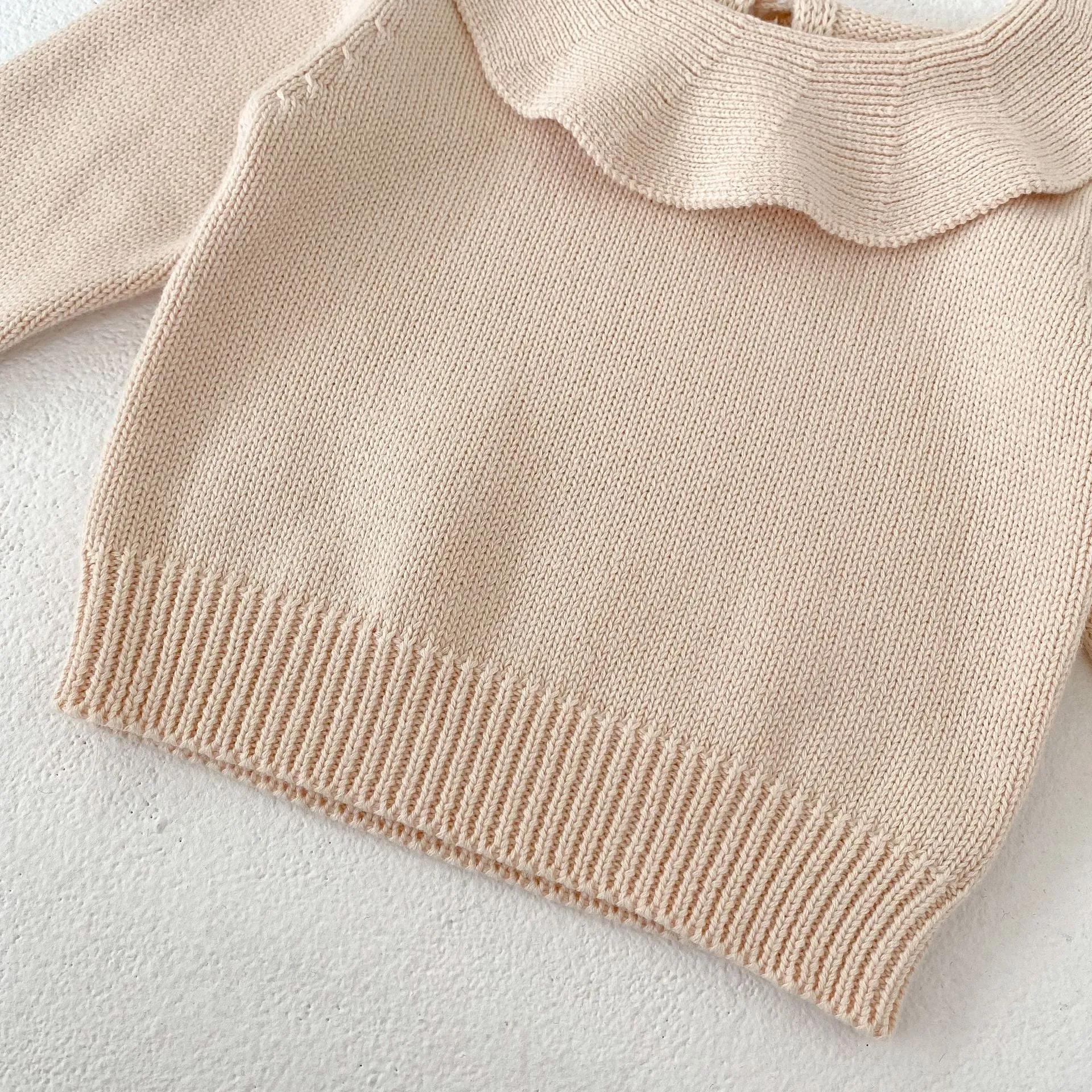 Baby Kid Girls Solid Color Sweaters Wholesale 230828128