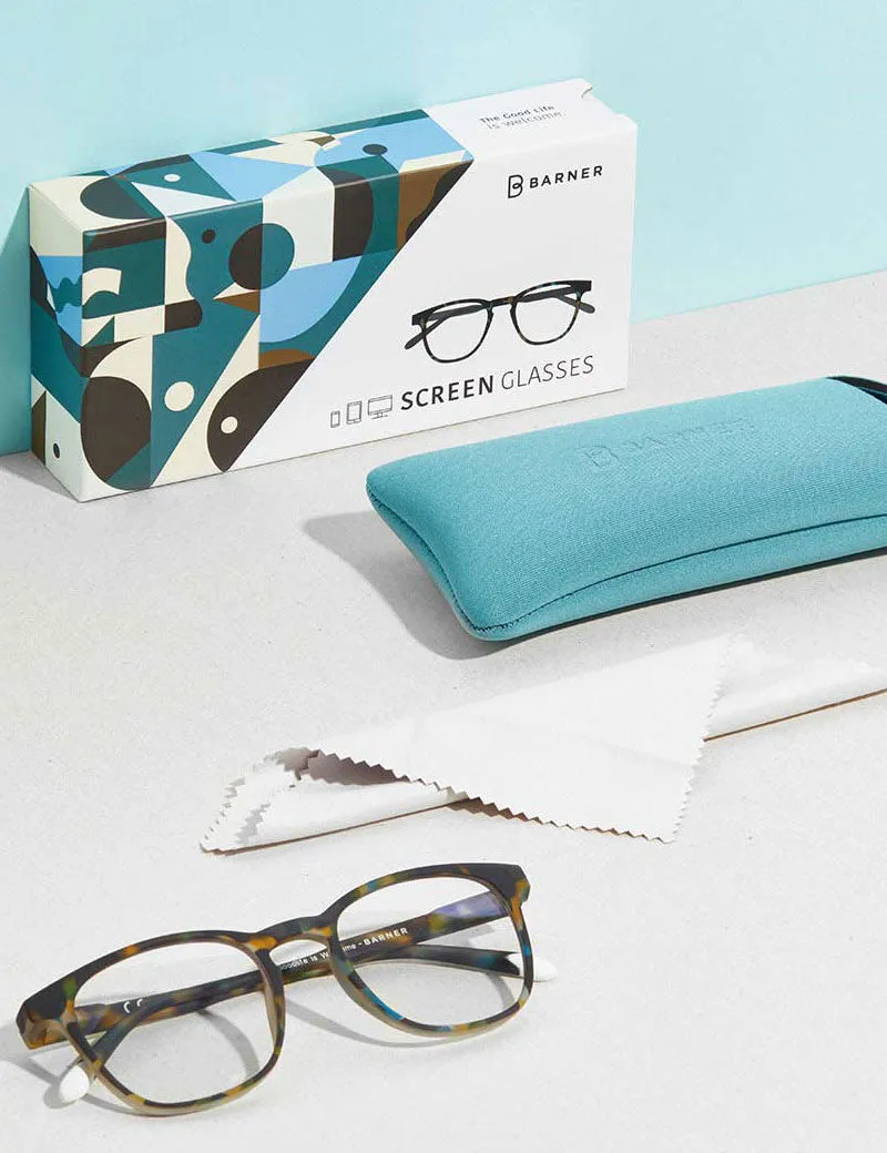 Barner Dalston Blue Light Reading Glasses Blue Tortoise