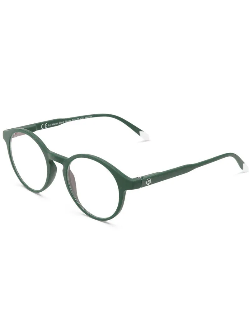 Barner Le Marais Blue Light Reading Glasses Dark Green