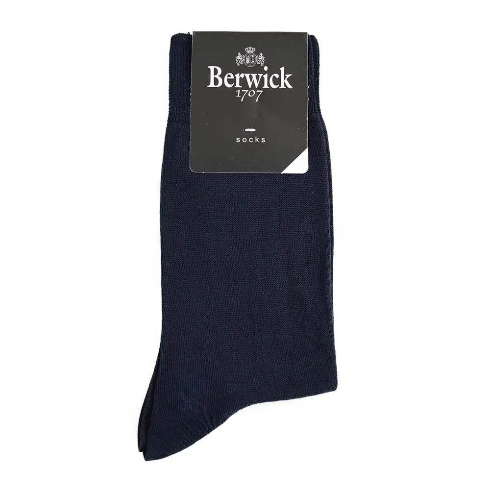 Berwick 1707 Cotton Blend Plain Socks