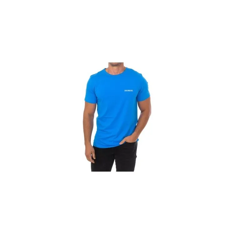 Bikkembergs PUPINO T-Shirt Maniche Corte In Cotone Azzurro