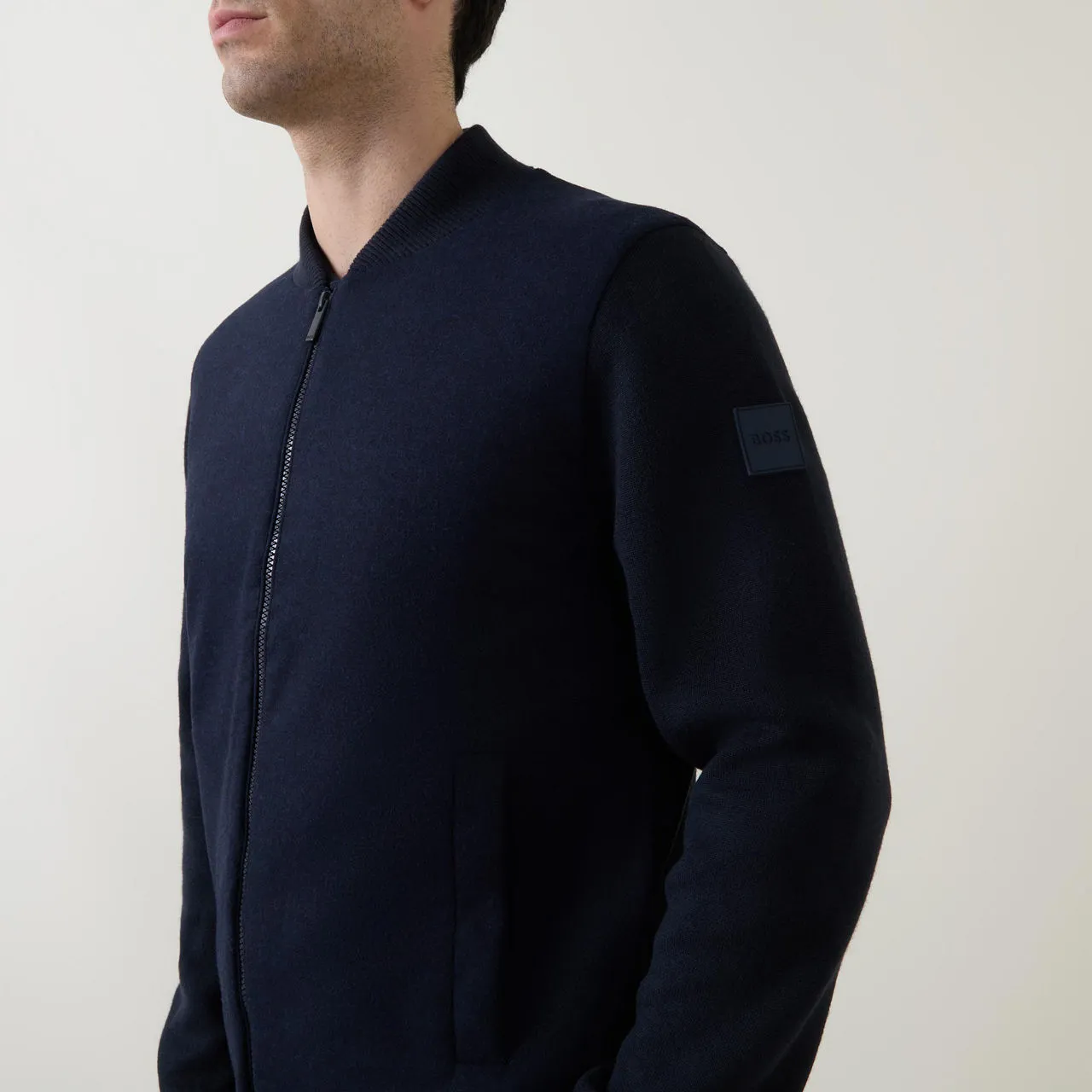 BOSS Eflano Casual Jacket - Navy