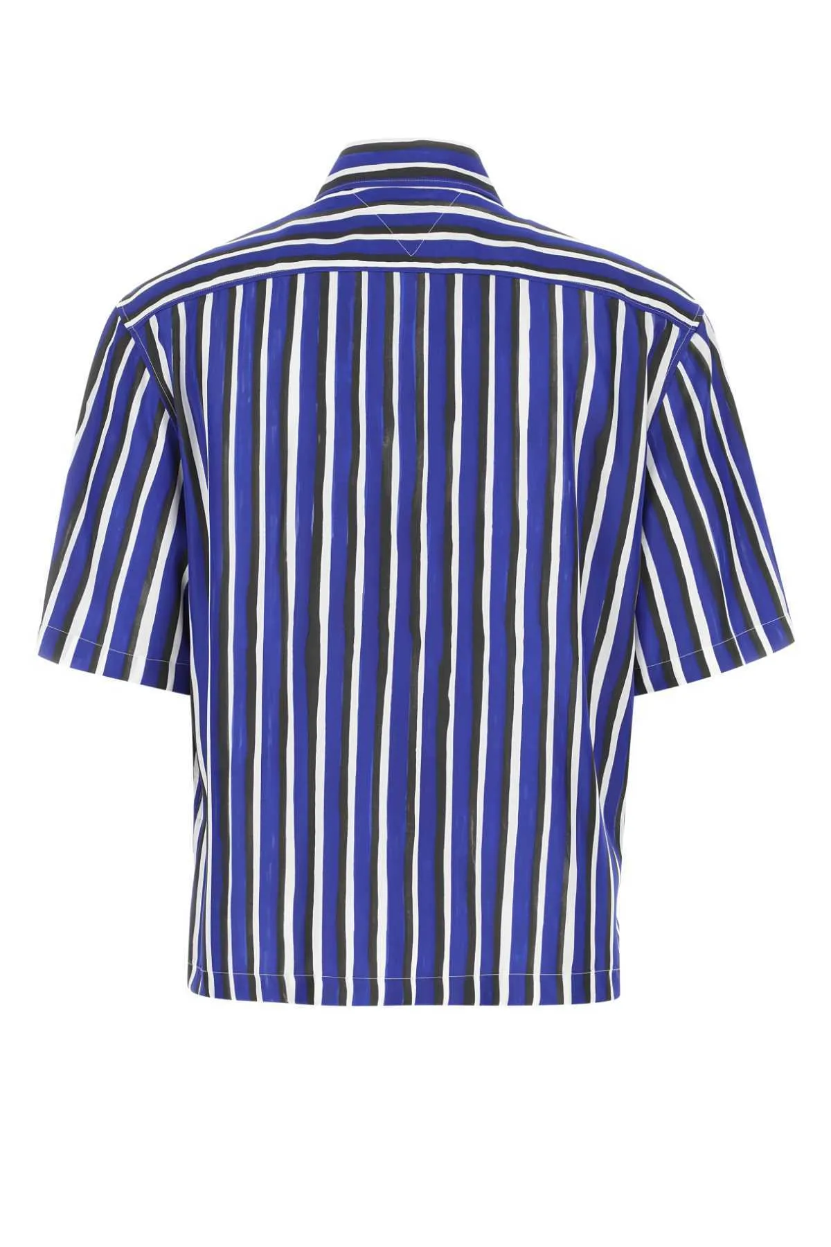 BOTTEGA VENETA  |Stripe print viscose and silk shirt