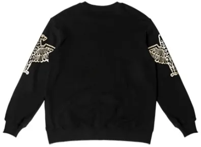 BOY LONDON  |Studded Street Style U-Neck Long Sleeves Cotton Fringes