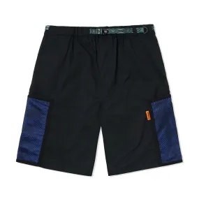 Butter Goods Mesh Cargo Shorts Black