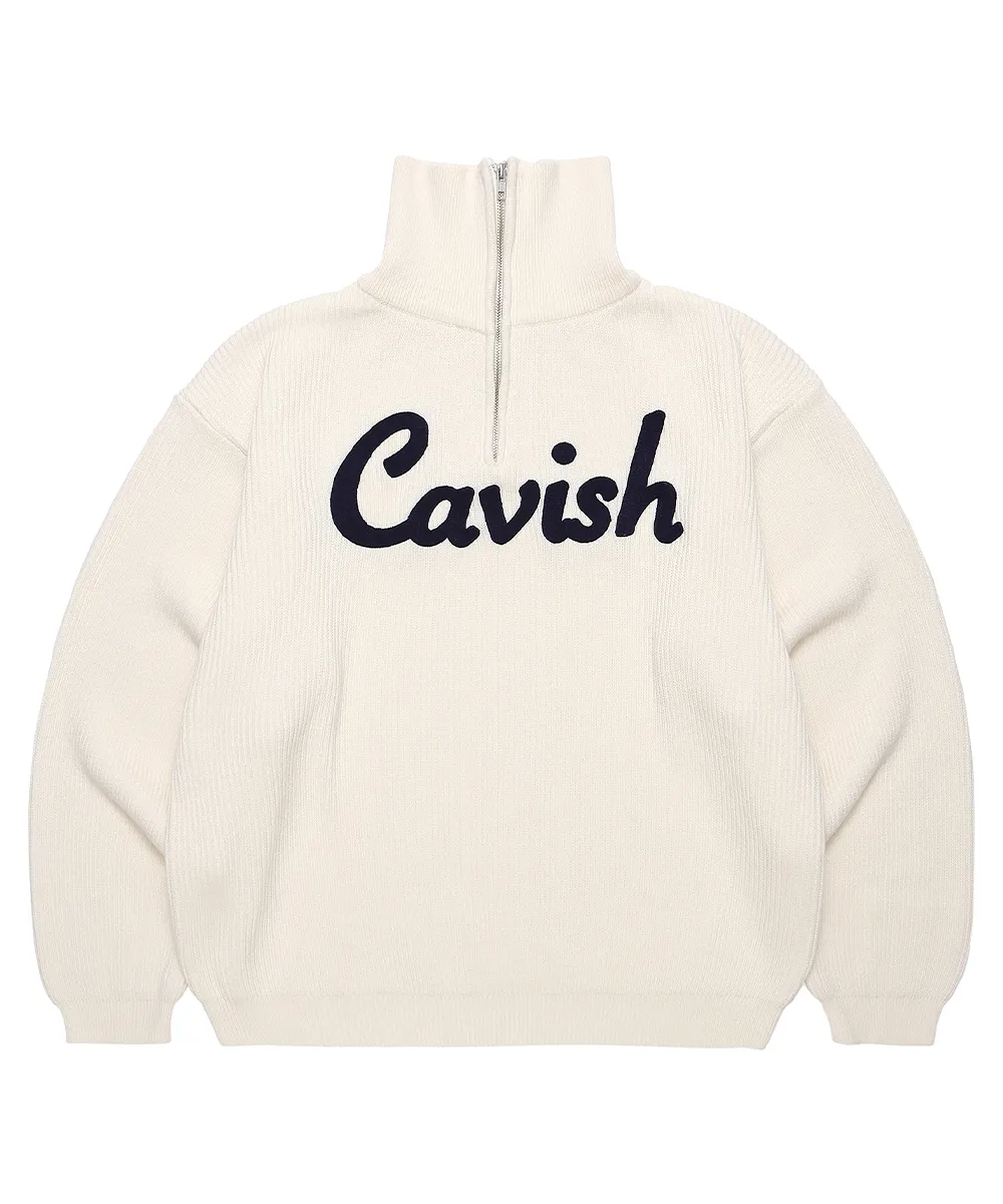 CAVISH  |Unisex Street Style Long Sleeves Plain Oversized Logo