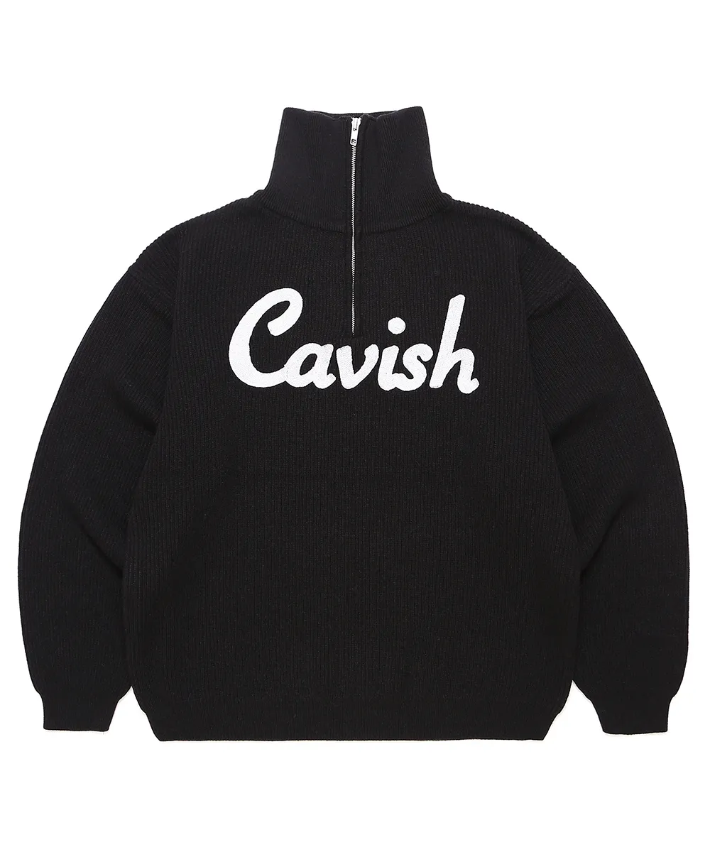 CAVISH  |Unisex Street Style Long Sleeves Plain Oversized Logo