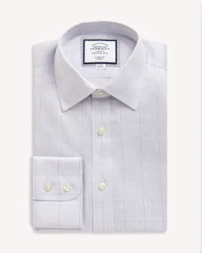 Charles Tyrwhitt Classic Fit Puppy Tooth Twill Lavender