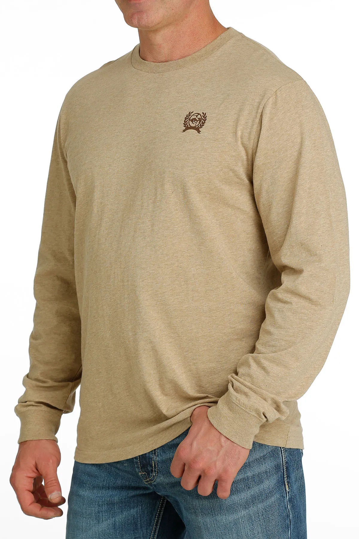 Cinch Mens Khaki  Long Sleeve Shirt