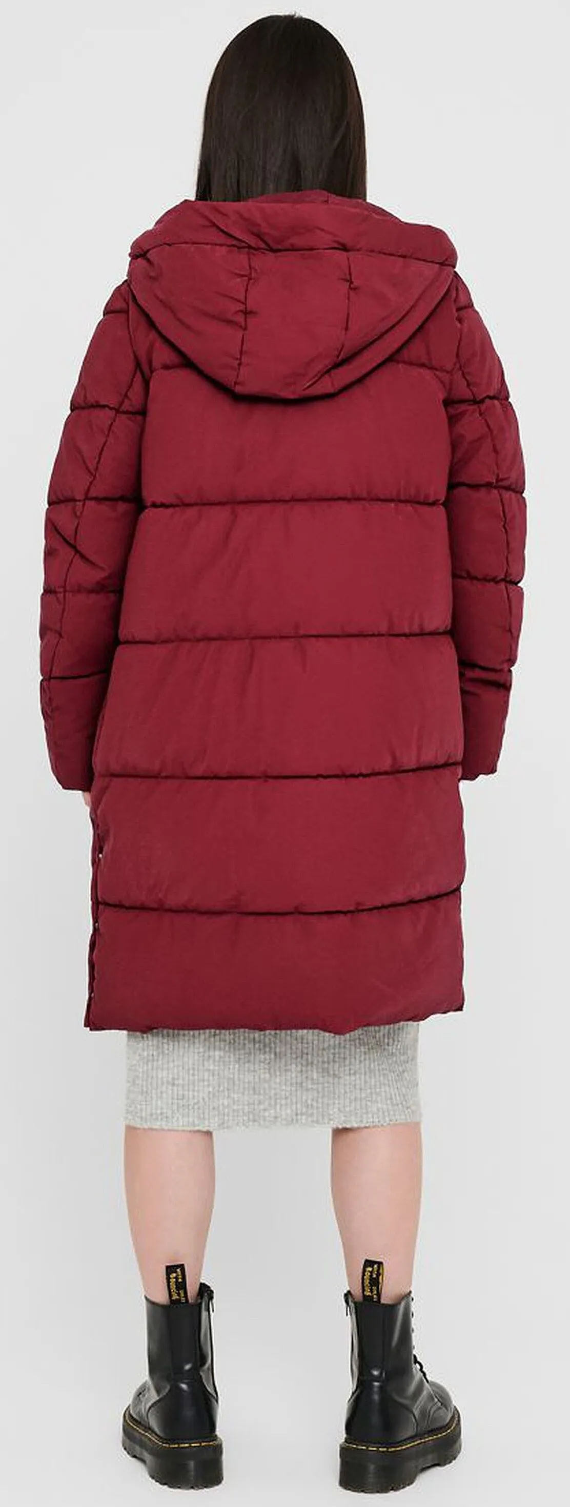 coat ONLY Sienna Long Puffer Otw - Rhubarb - women´s