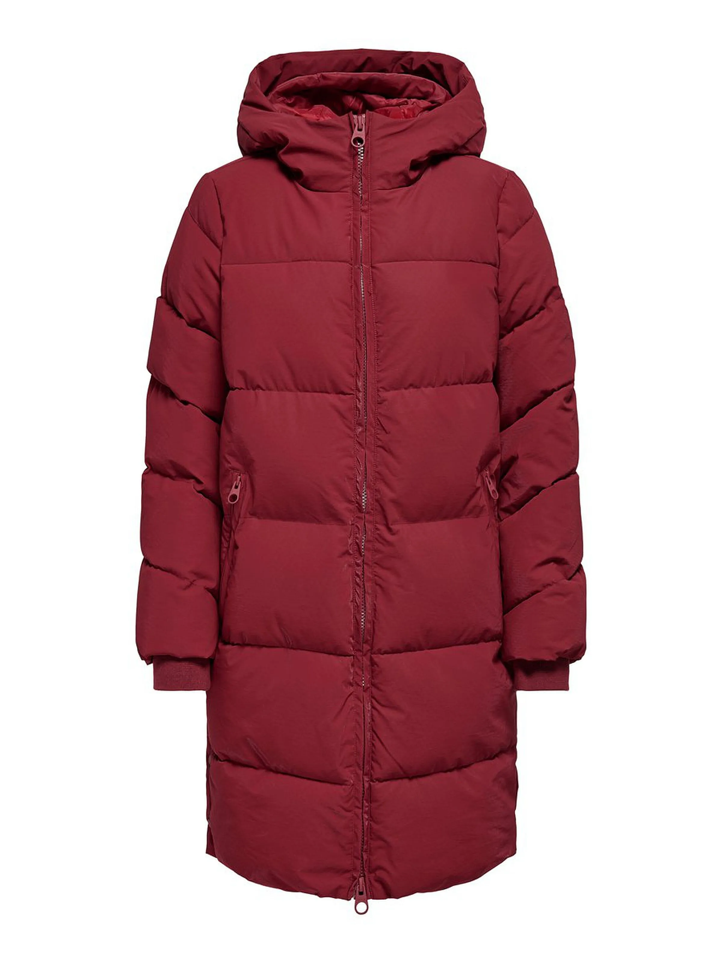 coat ONLY Sienna Long Puffer Otw - Rhubarb - women´s