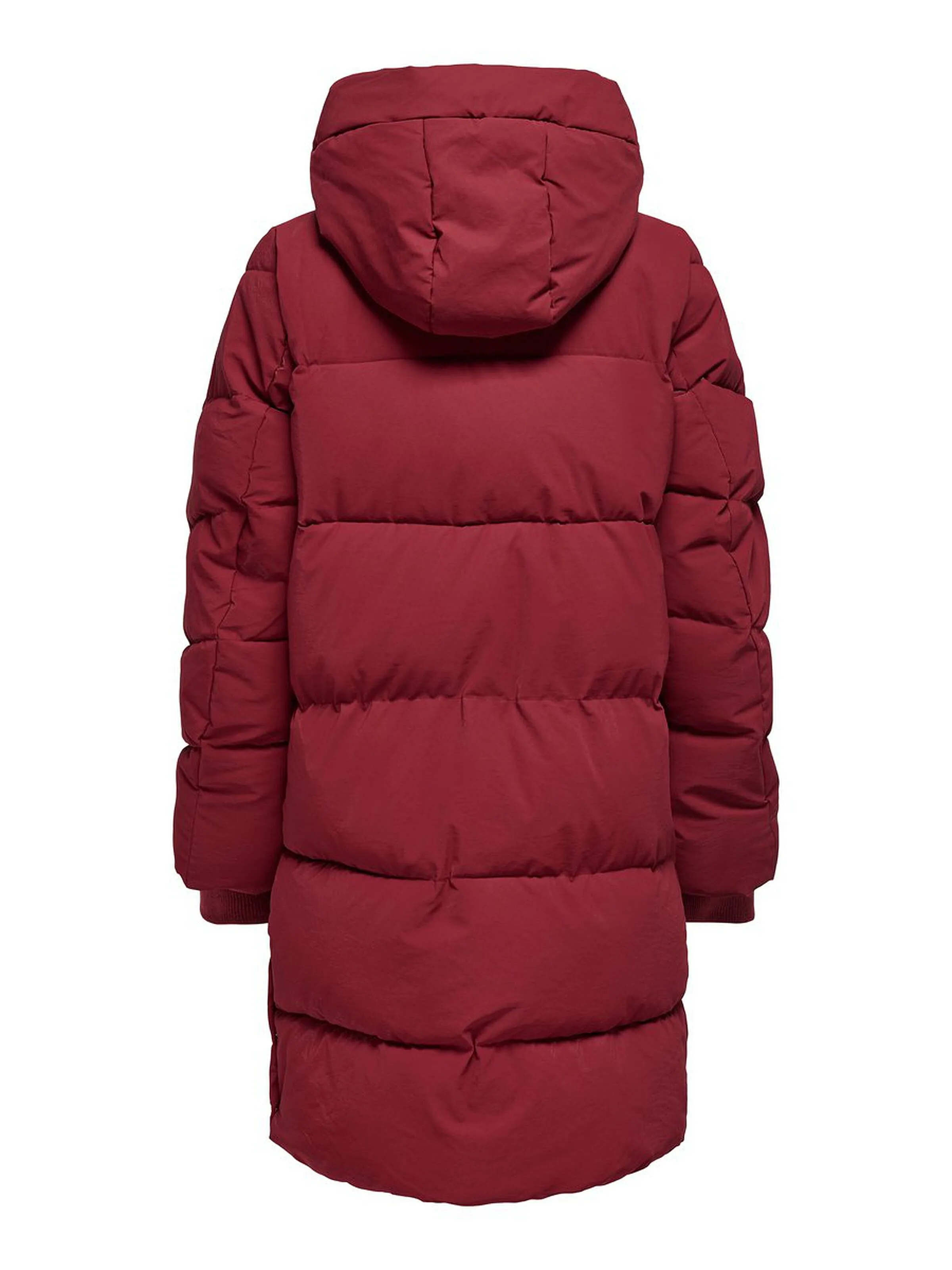 coat ONLY Sienna Long Puffer Otw - Rhubarb - women´s