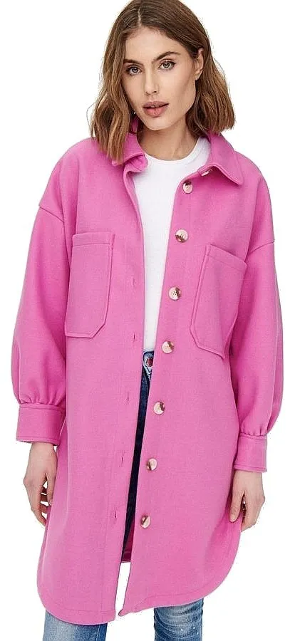 coat ONLY Trillion Oversize Shacket - Pink Flambé - women´s