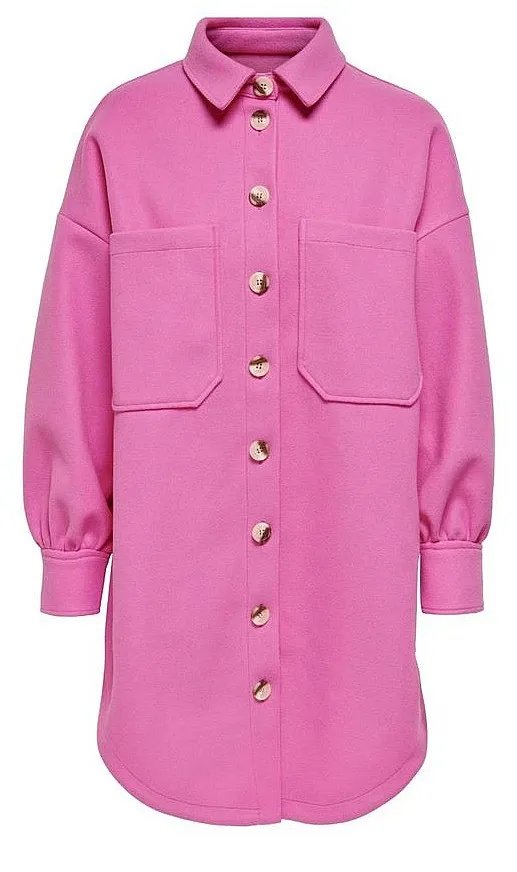 coat ONLY Trillion Oversize Shacket - Pink Flambé - women´s