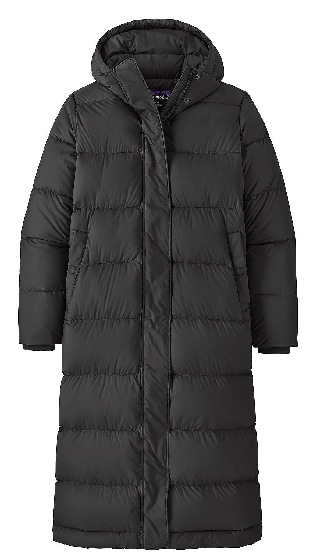 coat Patagonia Silent Down Long - Black - women´s