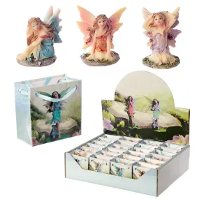 Cute Mini Flower Fairy Figurine in a Gift Bag FY287