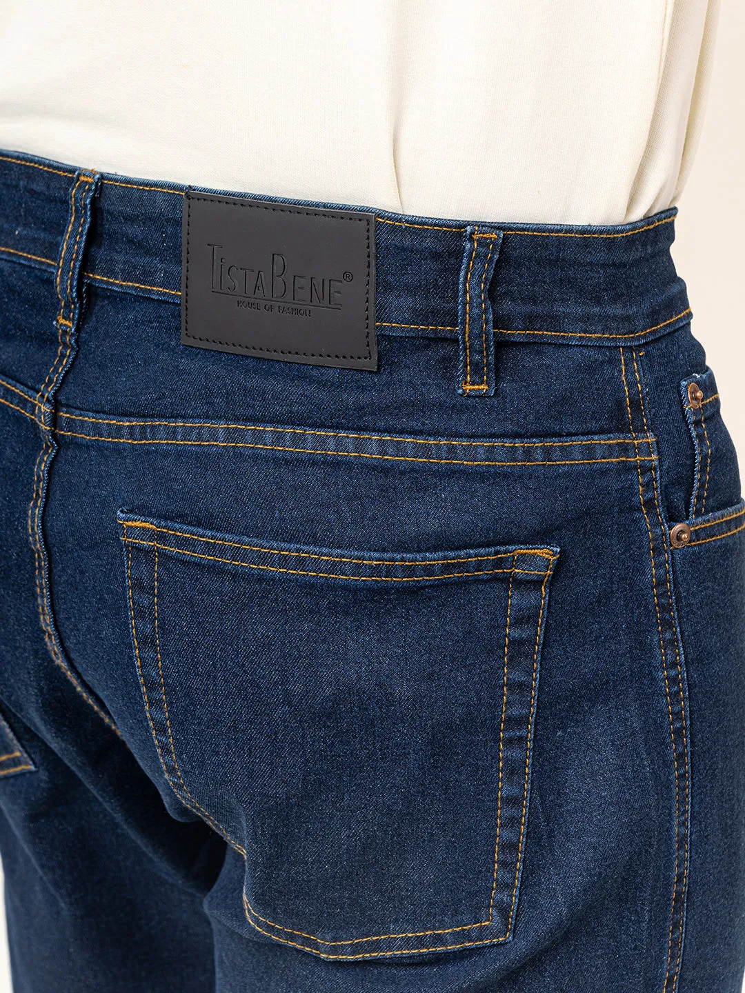 Dark Blue 6 pocket Denim jeans