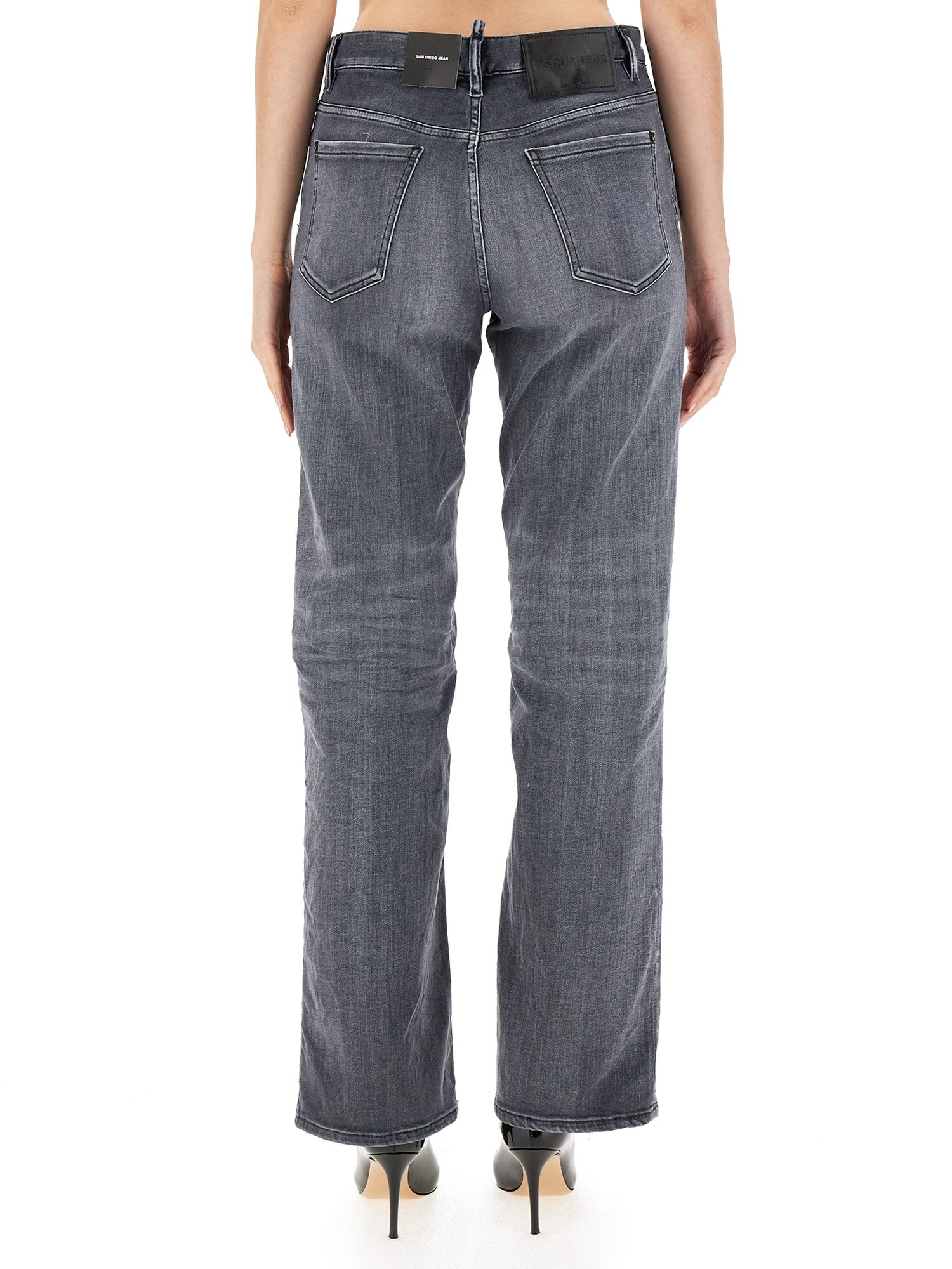 DSQUARED    SAN DIEGO COTTON DENIM JEANS