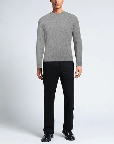 Ermenegildo Zegna  |Crew Neck Cashmere Long Sleeves Plain Oversized Luxury