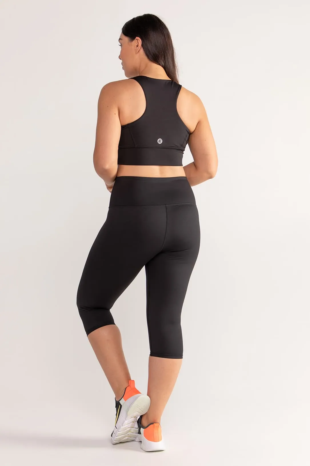 Essential 3/4 Length Tight - Black