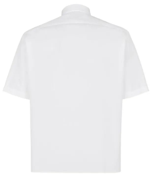 FENDI  |Plain Short Sleeves Logo Luxury Shirts