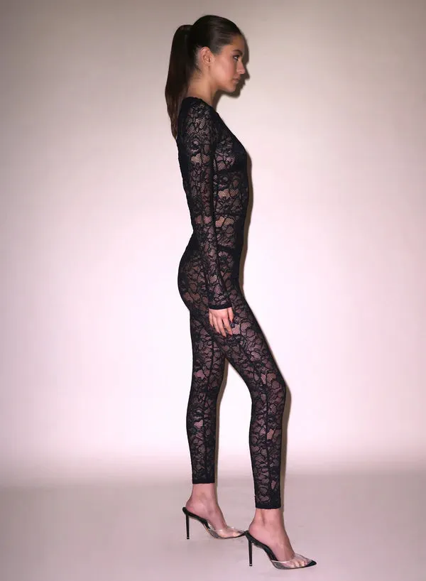 Fleur Du Mal Lace Catsuit