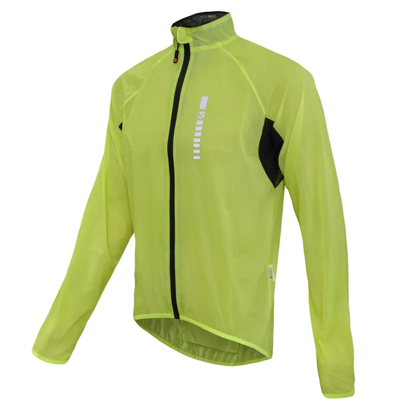 Funkier DryRide Pro Gents Showerproof Jacket In Fluo Yellow