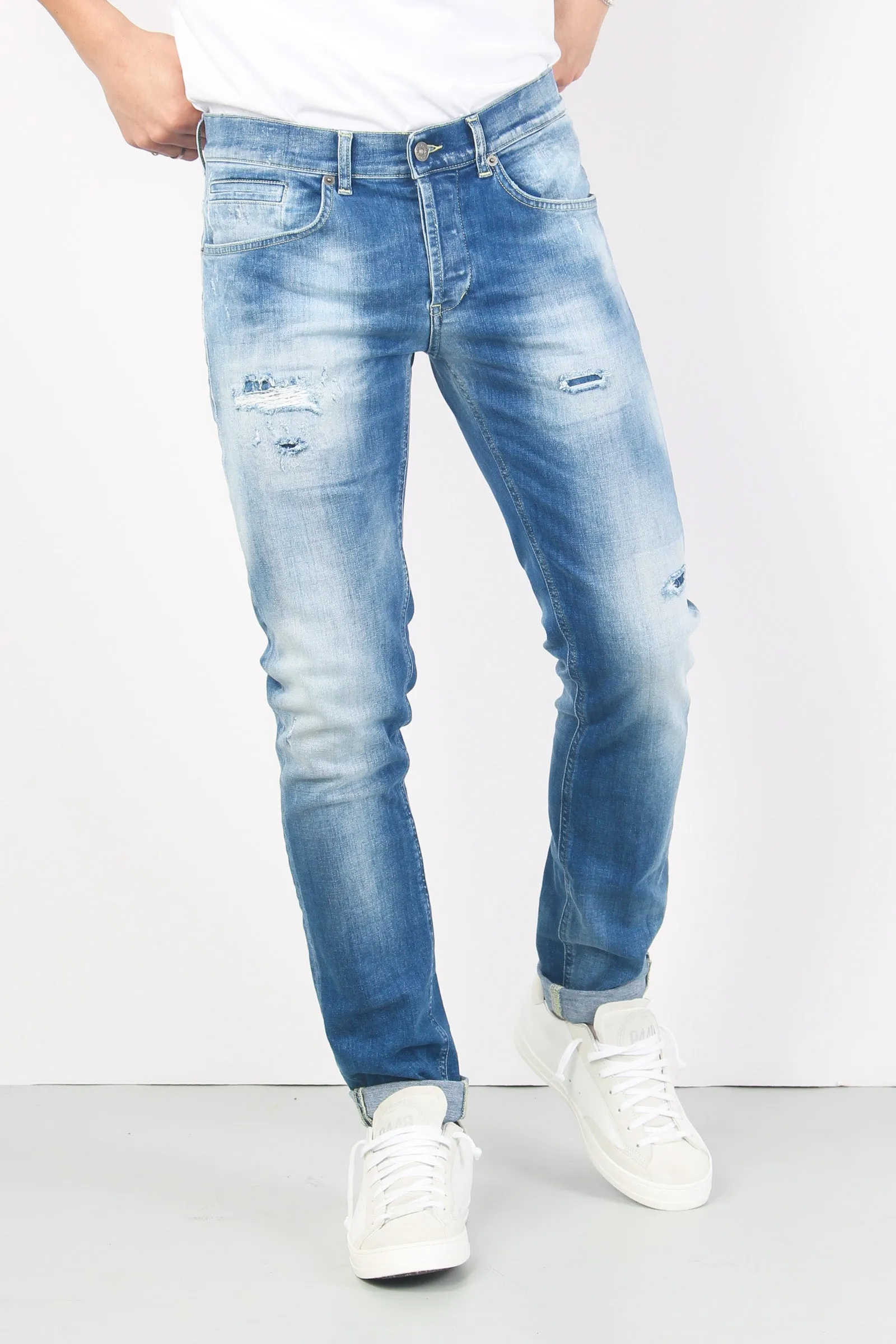 George Jeans Rotture Denim Medio