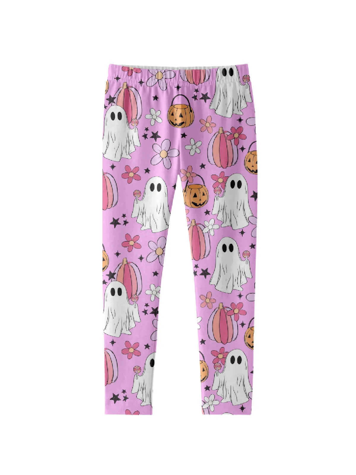 Girls Halloween Leggings - Hippie Halloween