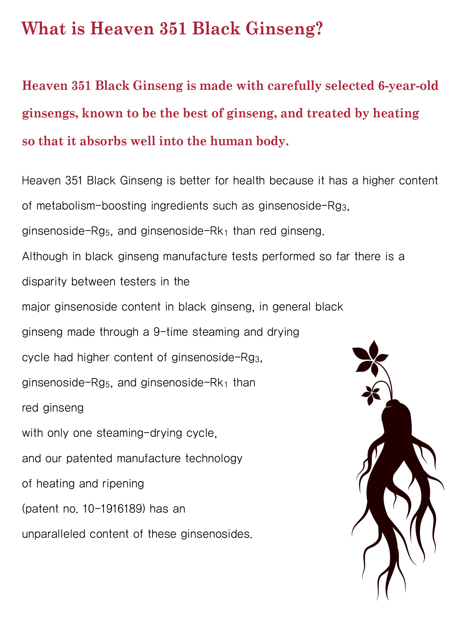 Heaven Grade 351 Black Ginseng Everyday 10ml 30 Sachets Extracts Drink Liquid Tea Premium Korean 6 Years Old Health Supplements 