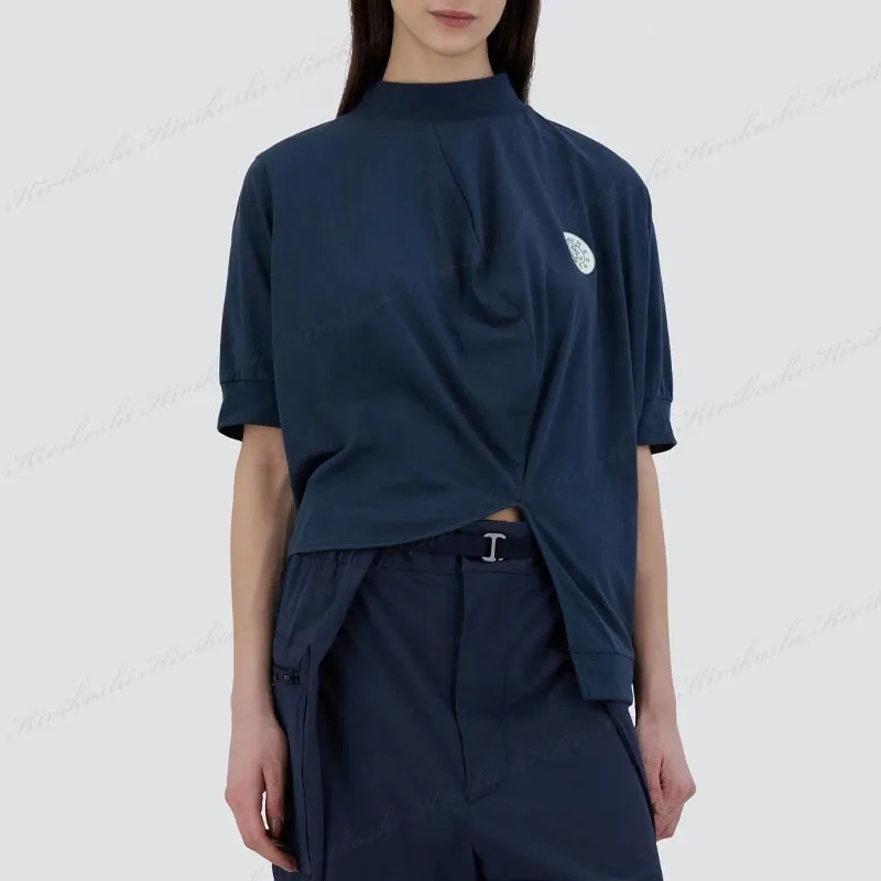 HERNO  |Unisex Street Style Collaboration Plain Cotton Short Sleeves