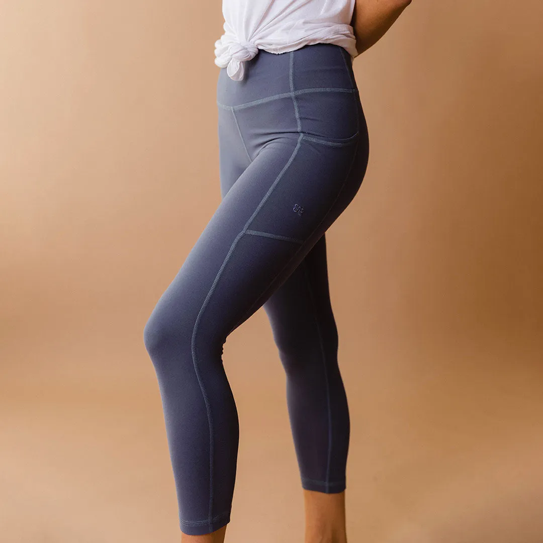 Intention Flow Capris, Indigo