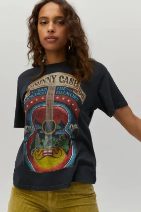 Johnny Cash Fillmore Show Boyfriend Tee