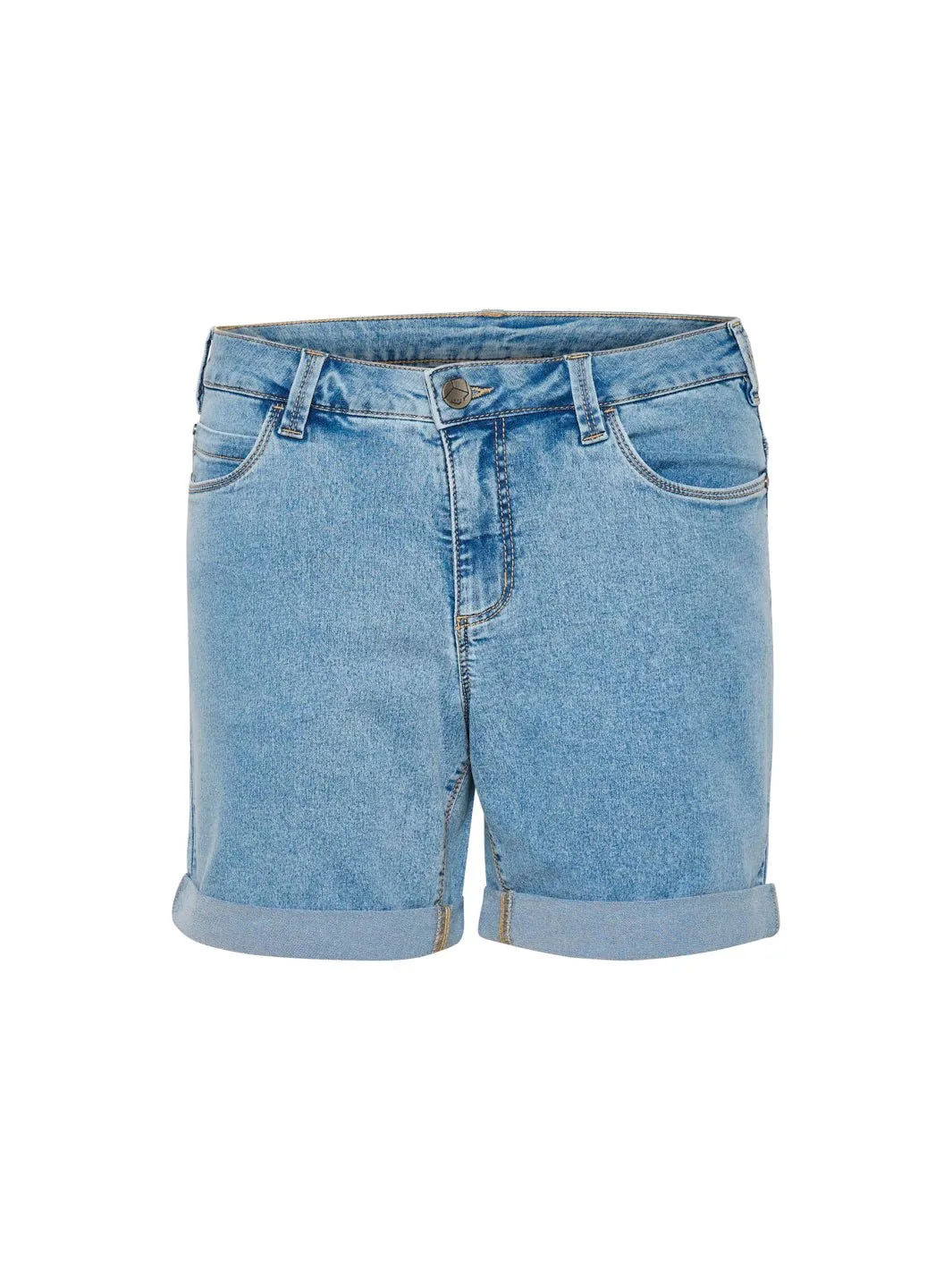 Kaffe KAvicky denim shorts light blue washed