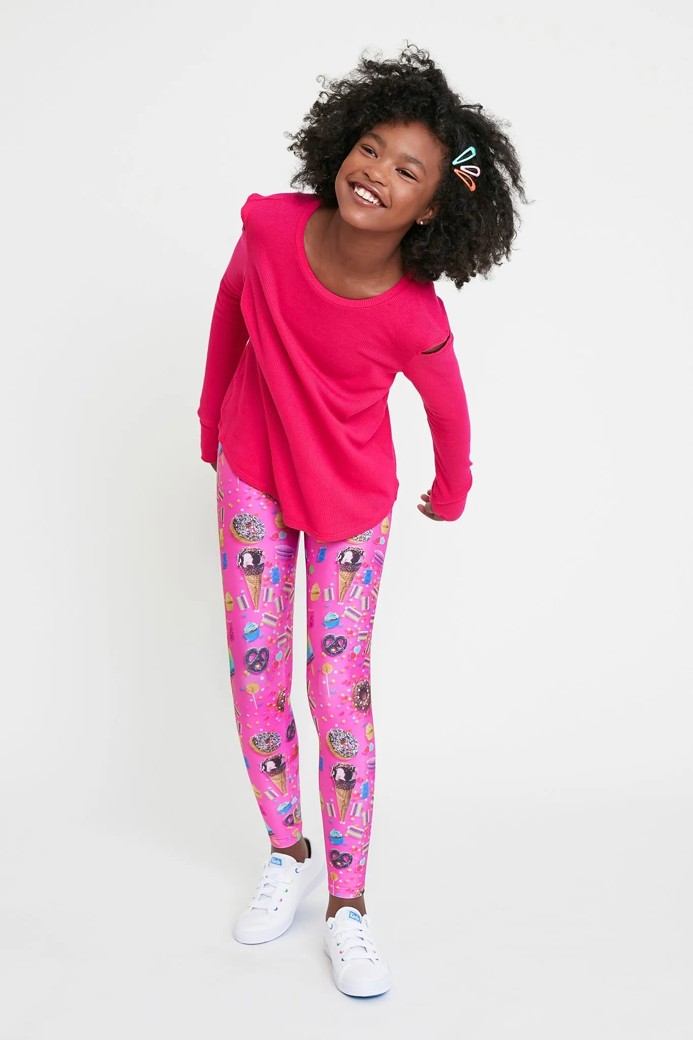 Kids Leggings in Candy Spill