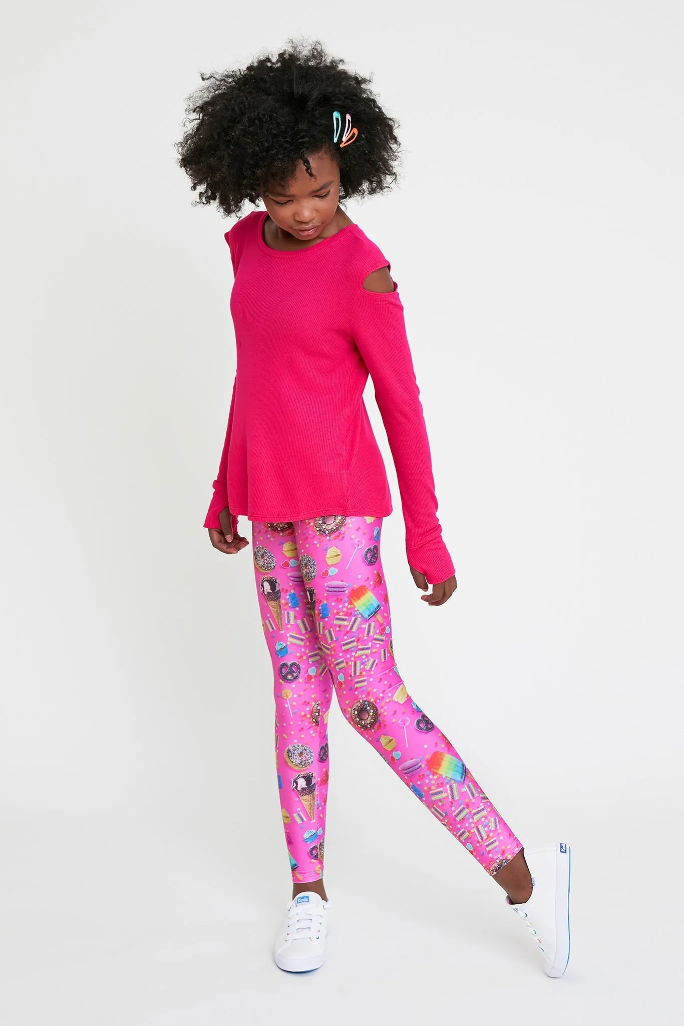 Kids Leggings in Candy Spill