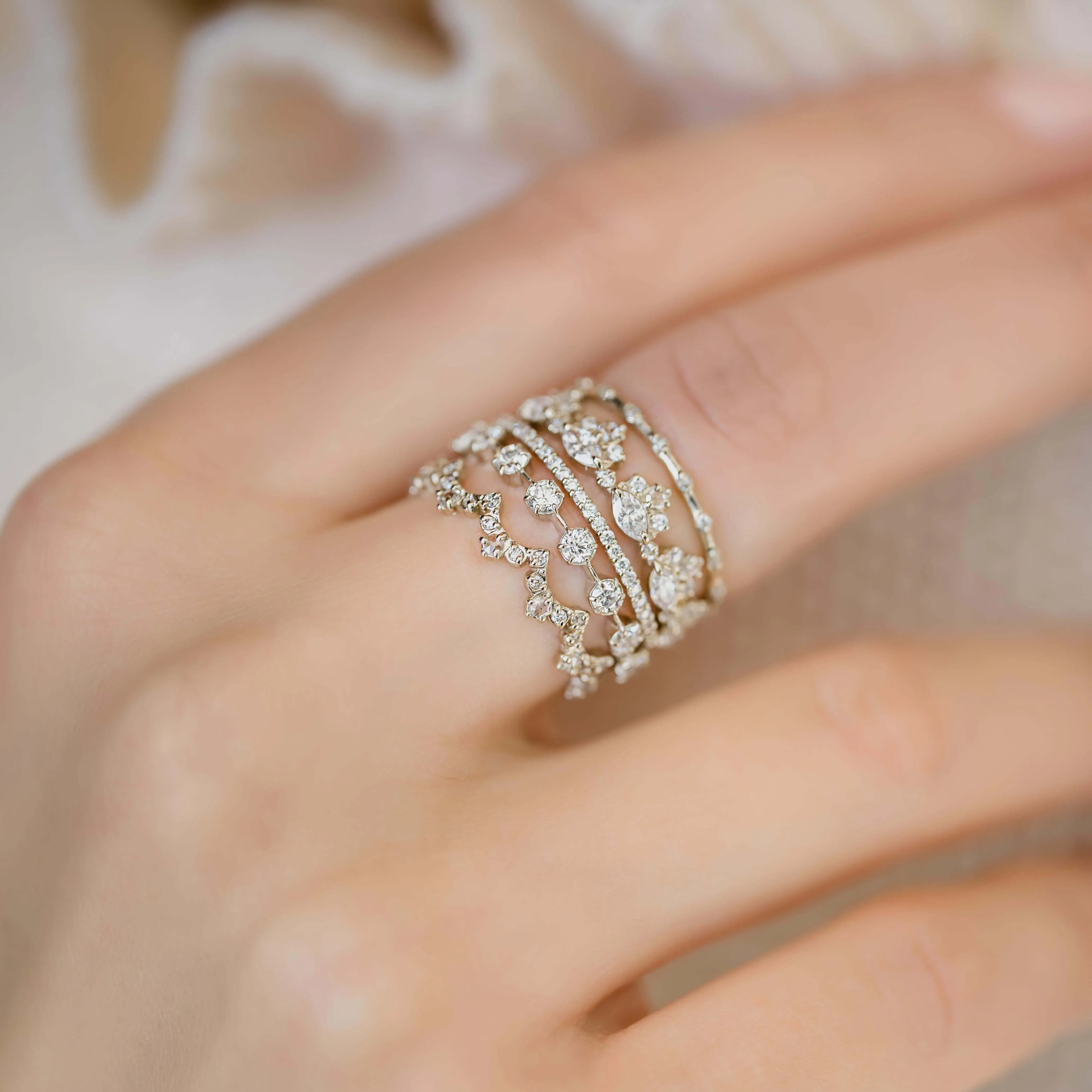 Lace Edge Ring - In Stock