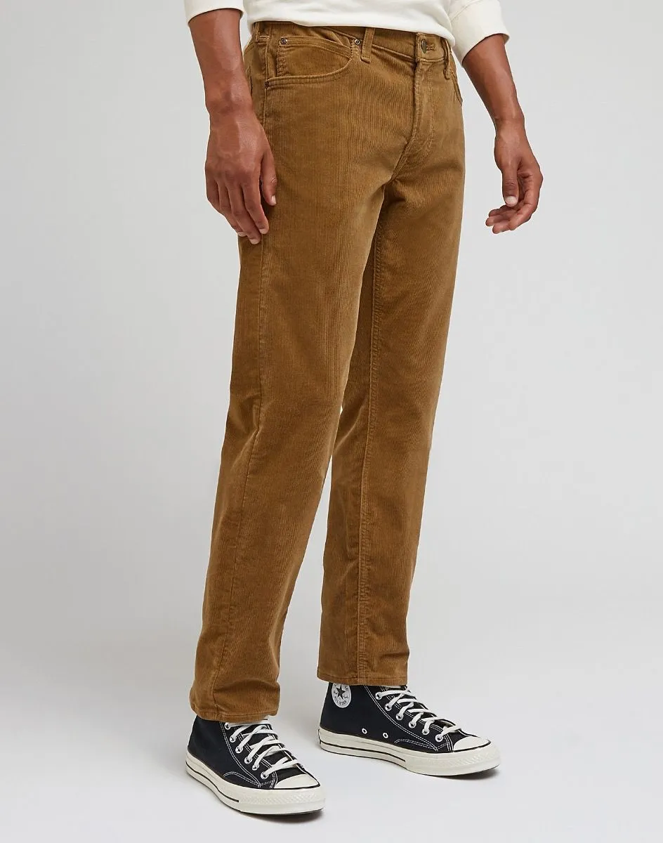 Lee Daren Zip Regular Straight Corduroy Jeans Tumbleweed