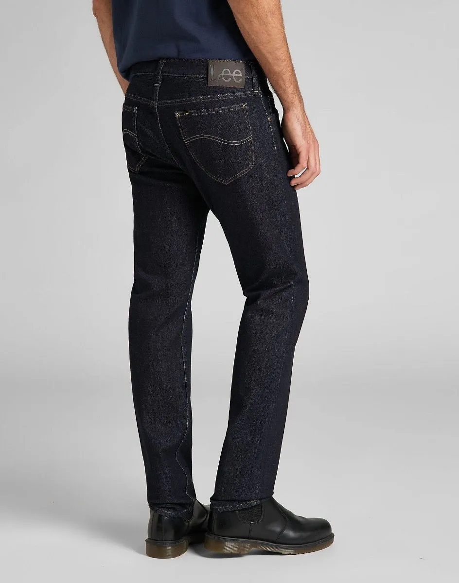 Lee Rider Regular Slim Denim Stretch Jeans Rinse