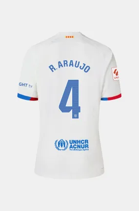 LFP FC Barcelona away shirt 23/24 Player’s Edition  - R. ARAUJO