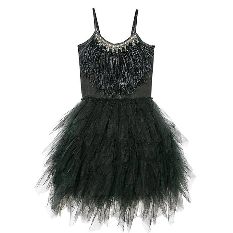 Little Princess Feathers And Ruffles Dress