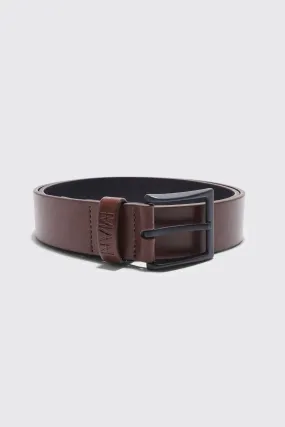 Man Roman Faux Leather Belt