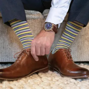 Mardi Gras Stripe Socks