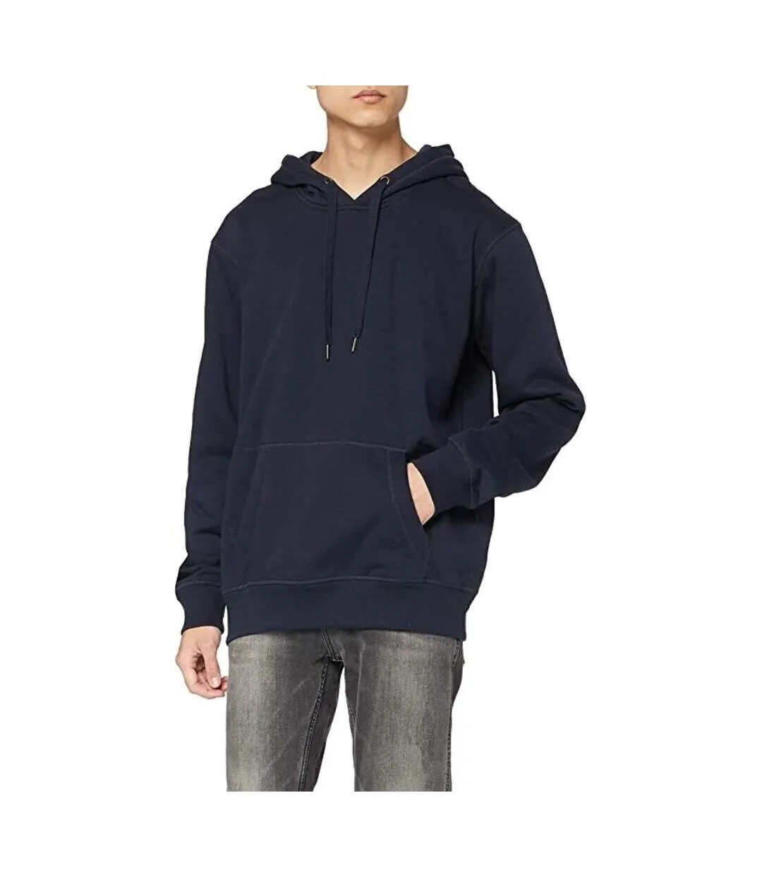 Mens active sweat hoody blue midnight Stedman