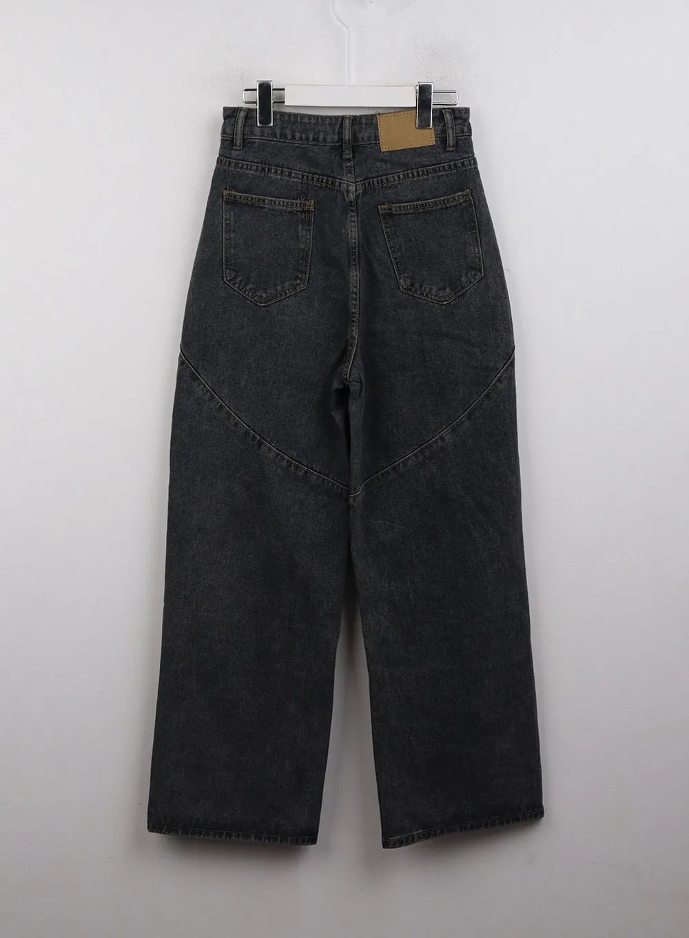 Mid Waist Cargo Jeans CJ411