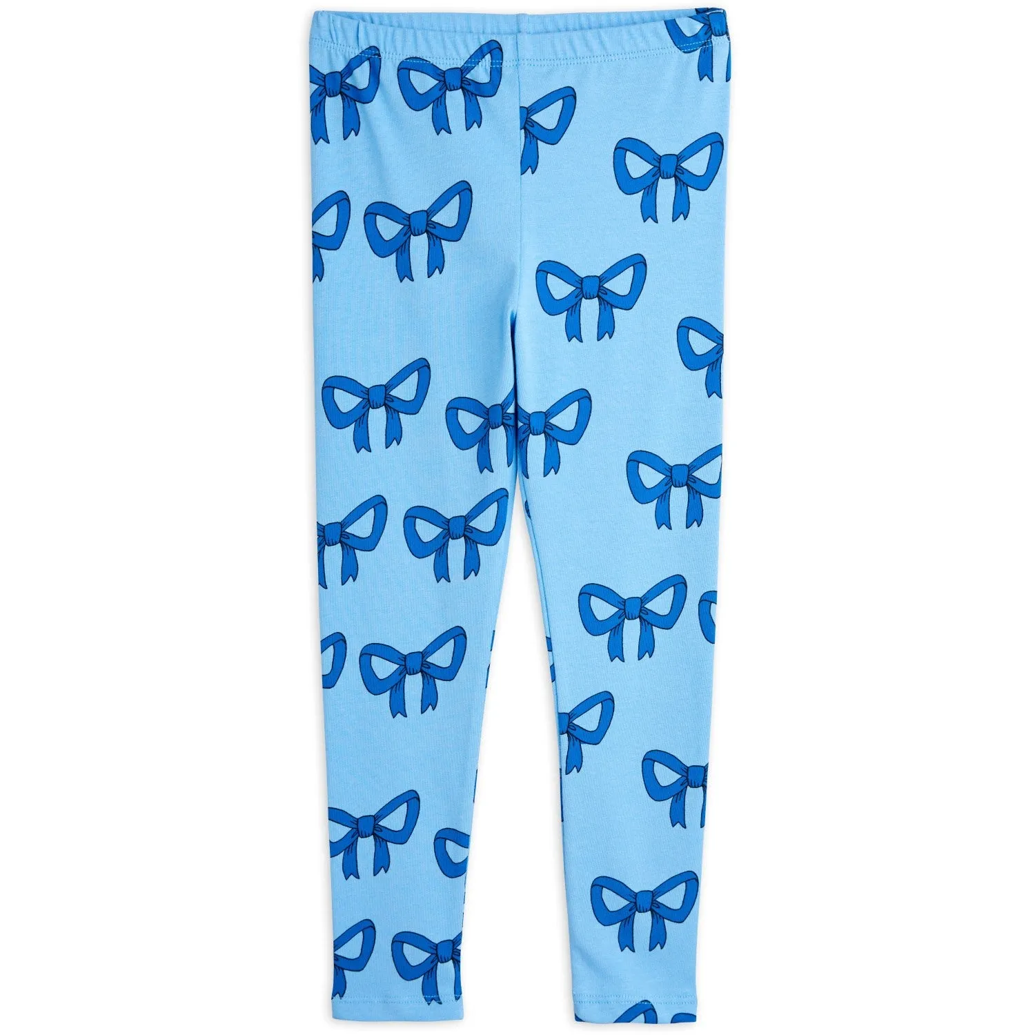 Mini Rodini Blue Bow Aop Leggings